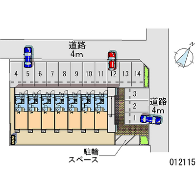 12115 Monthly parking lot