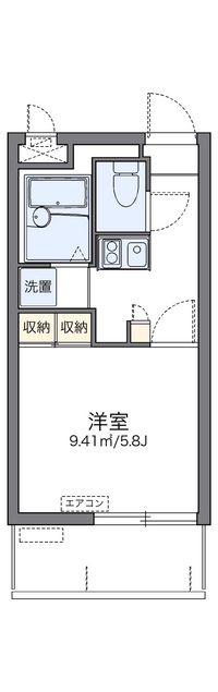 レオパレスファミリア５ 間取り図