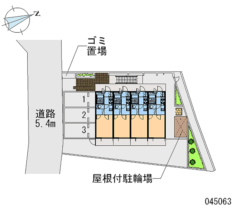 レオパレス青砥坂 区画図