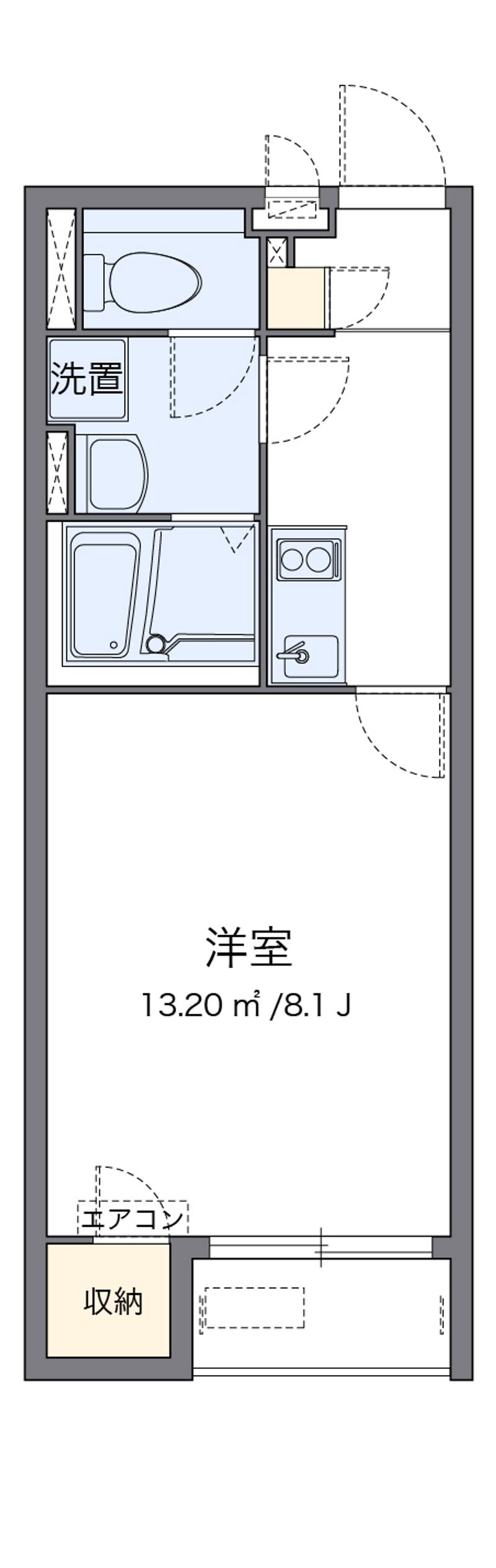 クレイノゾーンウイングロード 間取図