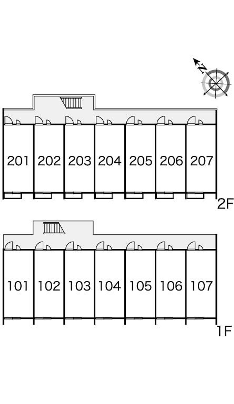 レオパレスＭｏｒｉ 間取配置図