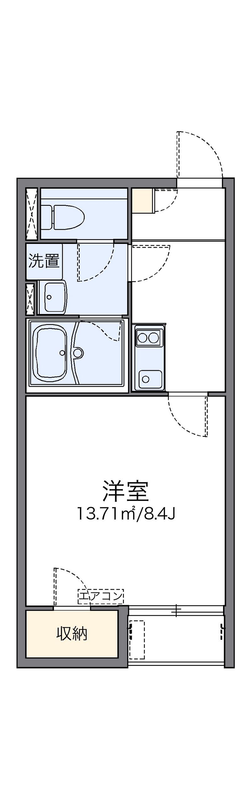 レオネクストドルチェ 間取図
