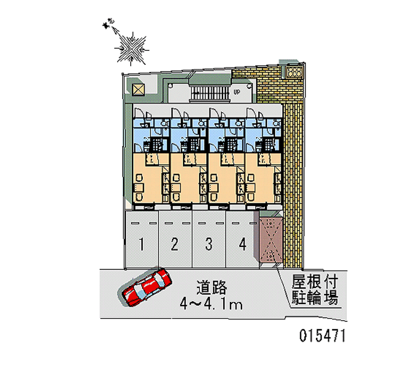 レオパレスアルタ 月極駐車場