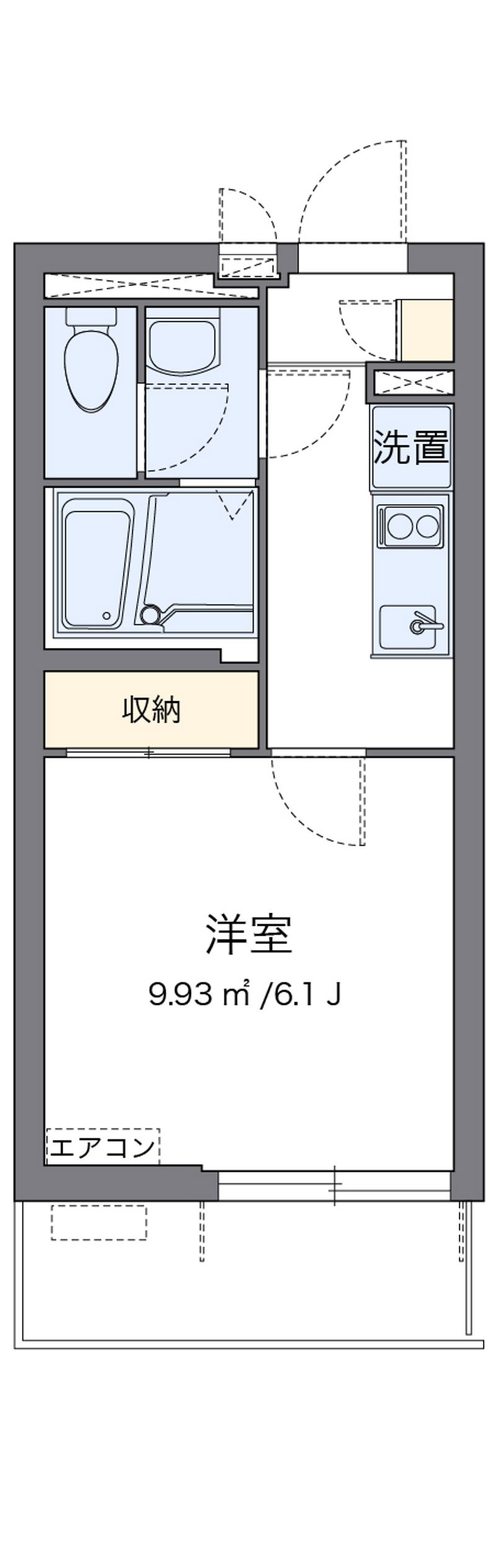 クレイノ南品川ハイツⅢ 間取図