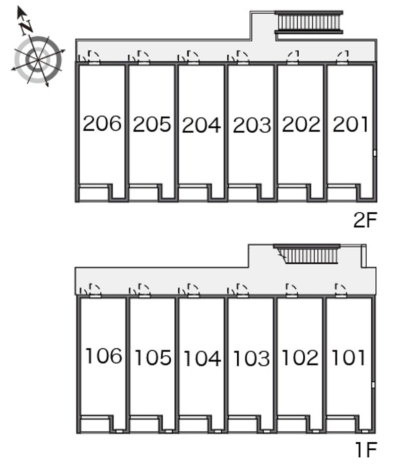 レオネクストラメール 間取配置図