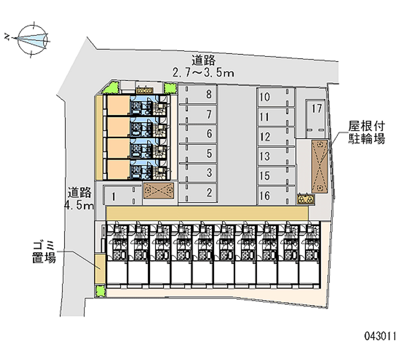 43011月租停车场