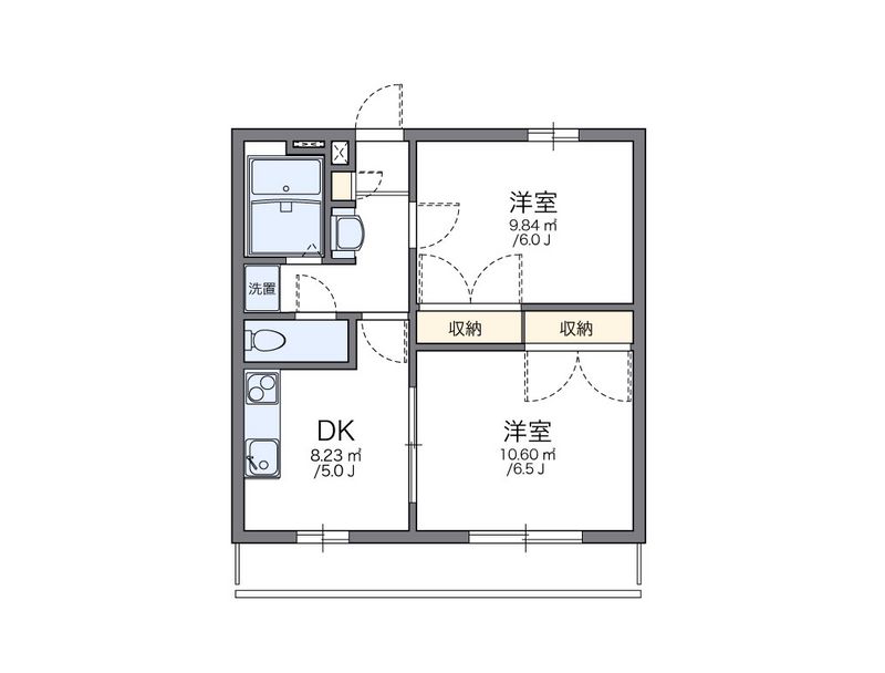 レオパレスＯＨＩⅡ 間取図
