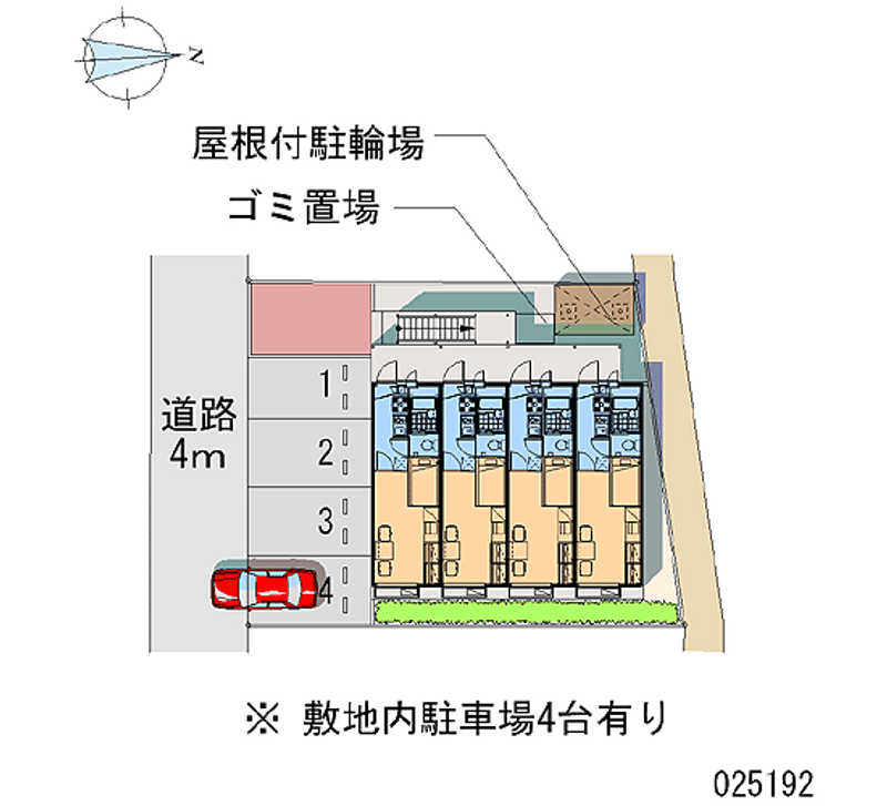 25192月租停車場