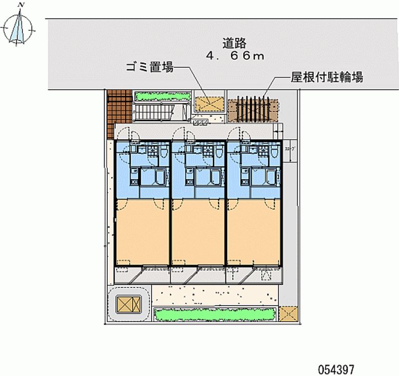 レオネクストカーサＫＡＳＡＩ１ 区画図