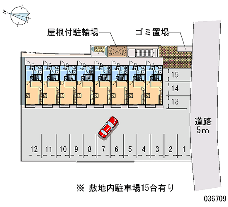 レオパレスグレースメゾン新居浜 月極駐車場