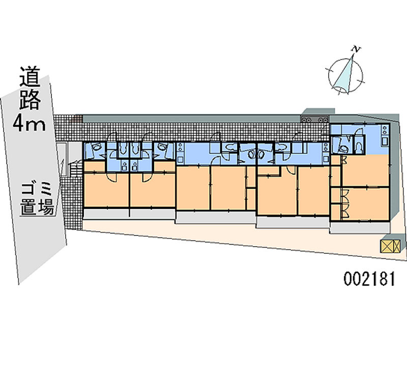 レオパレス大宮第１９ 区画図