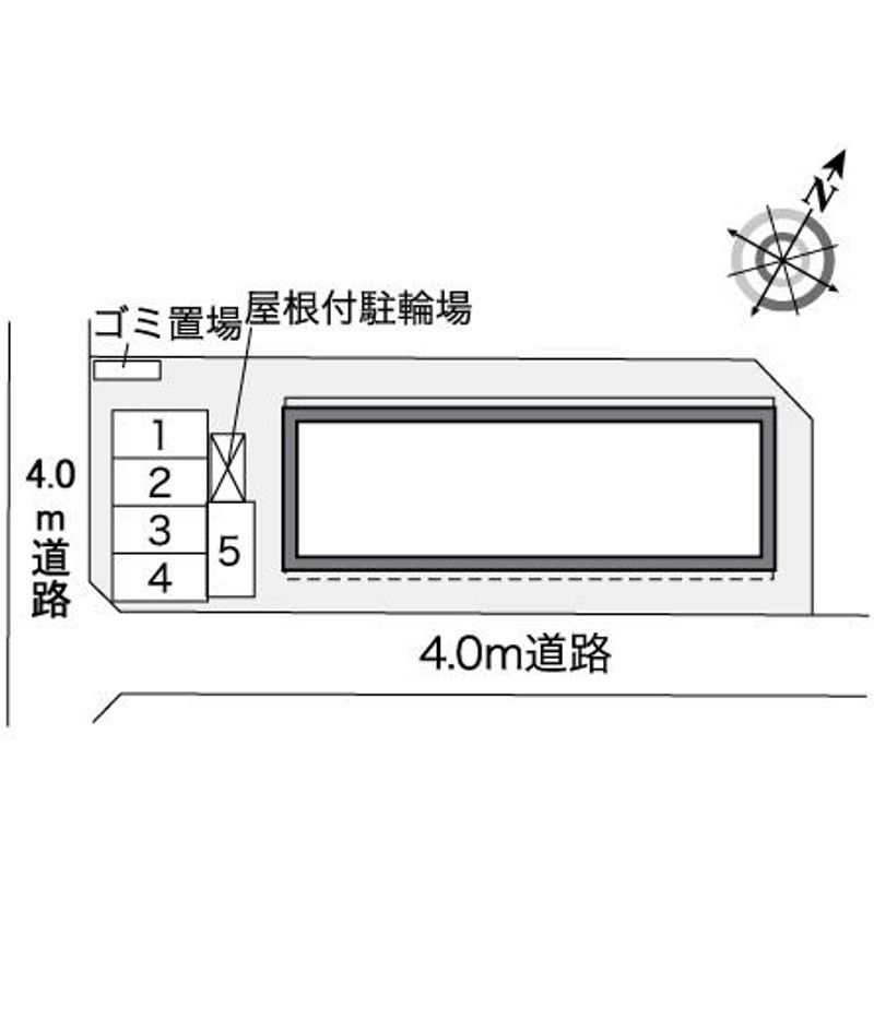 レオパレスヒロ 駐車場