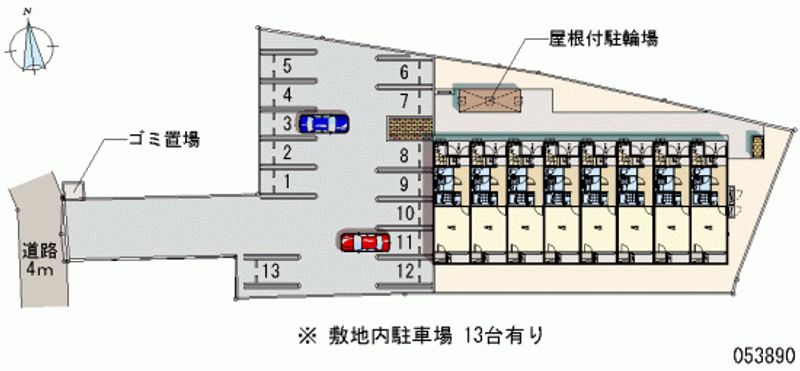 レオネクスト雷神 月極駐車場