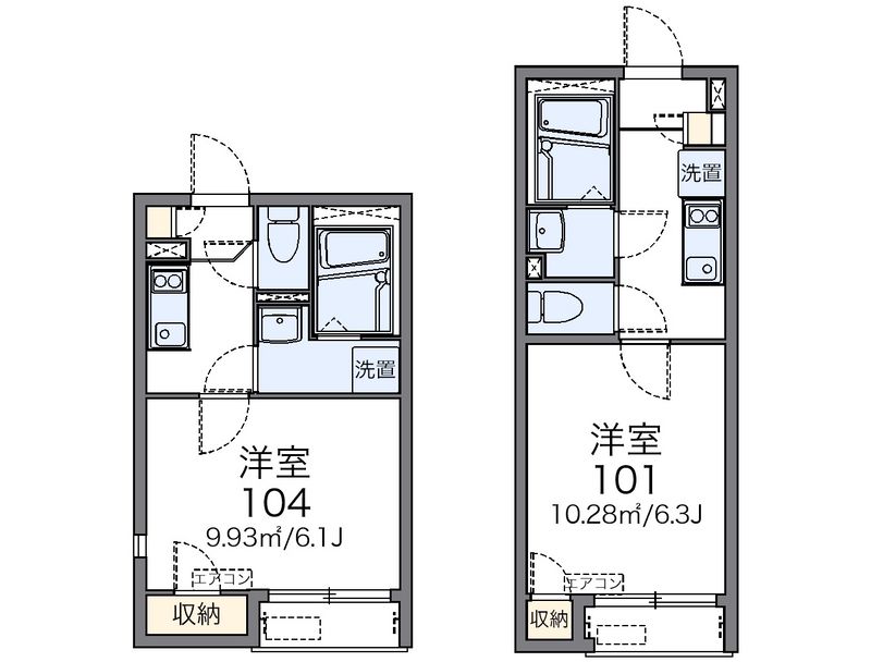 レオネクストコンフォート汐入Ⅰ 間取図