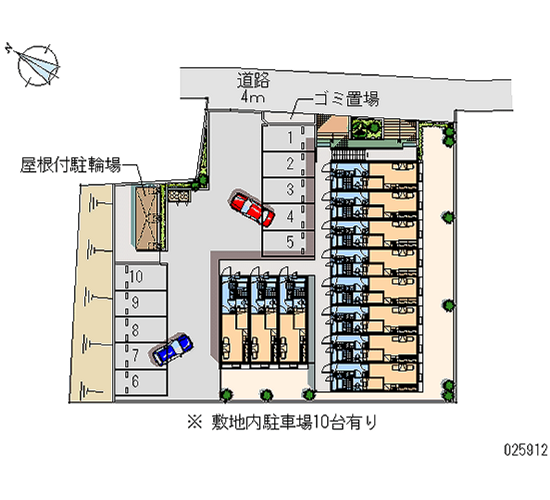 25912 Monthly parking lot