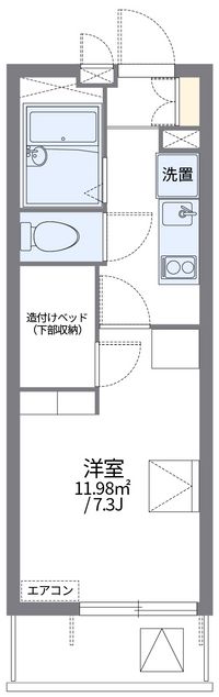 レオパレスサウスリー 間取図