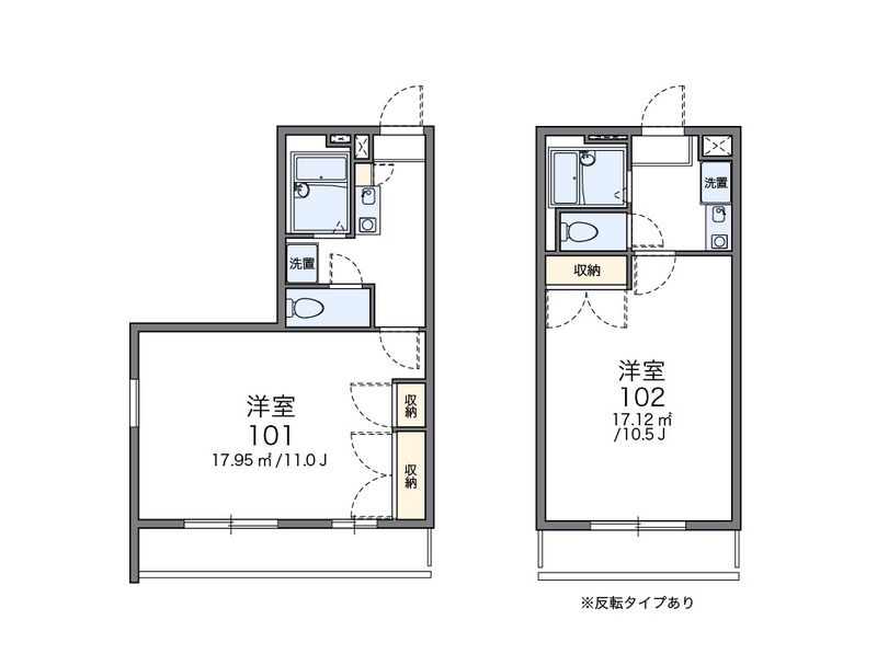 レオパレストゥジュール 間取図
