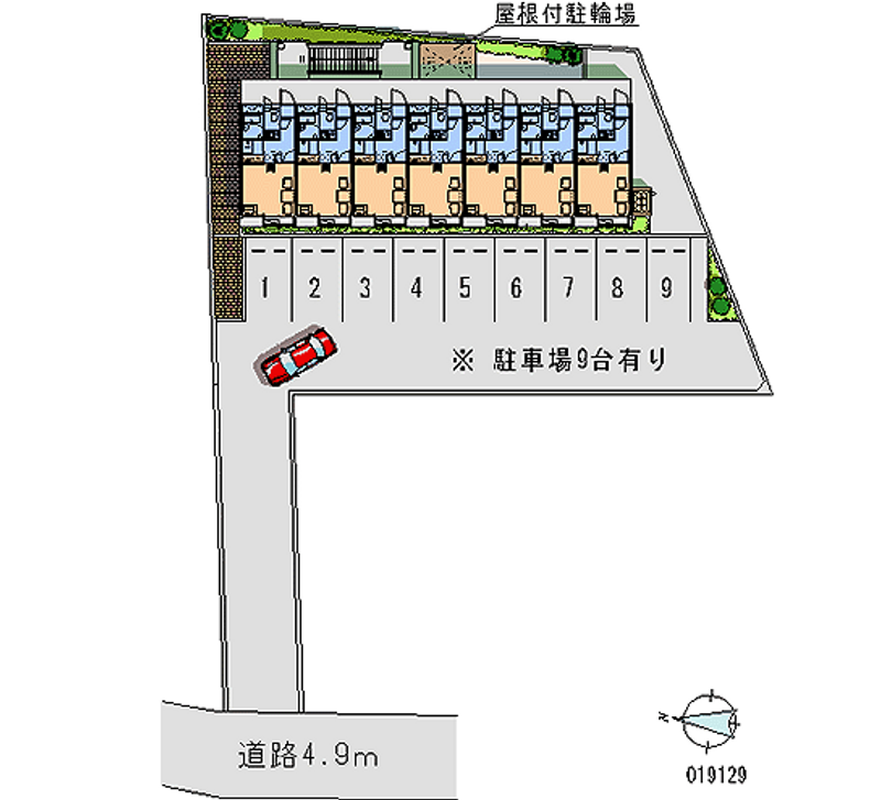 19129 Monthly parking lot