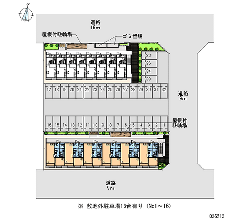 36213 Monthly parking lot