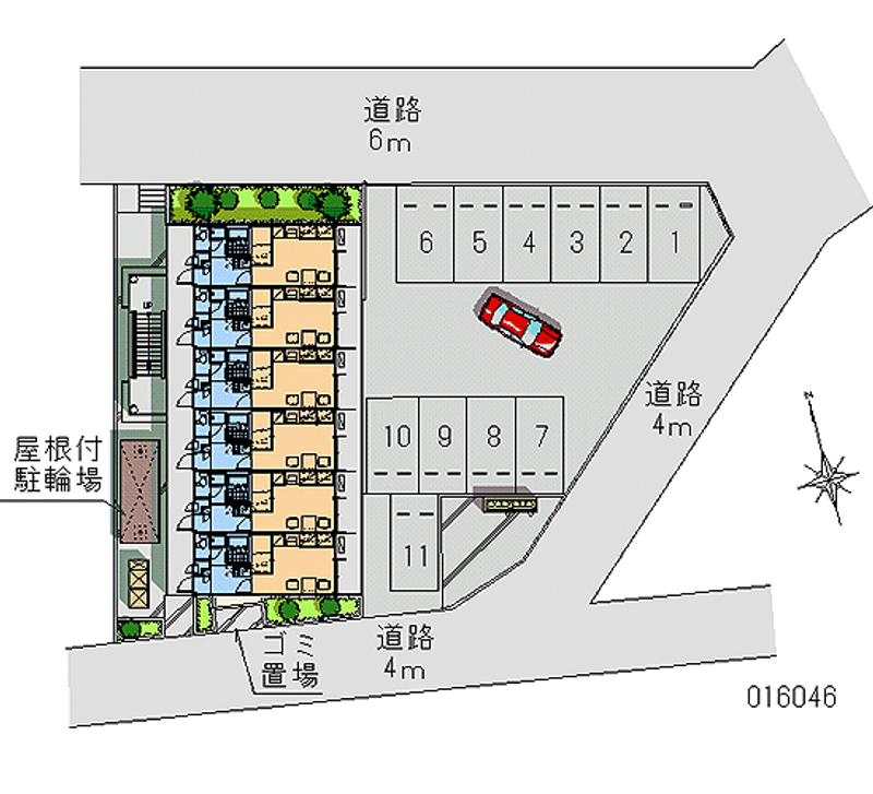 16046 Monthly parking lot