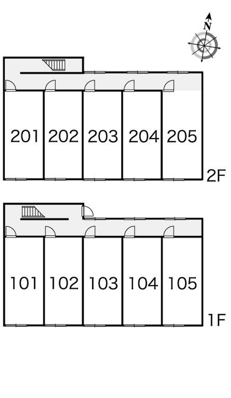 レオパレスセントポーリア 間取り配置図
