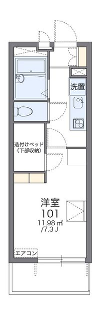 レオパレスメゾン浦和 間取り図