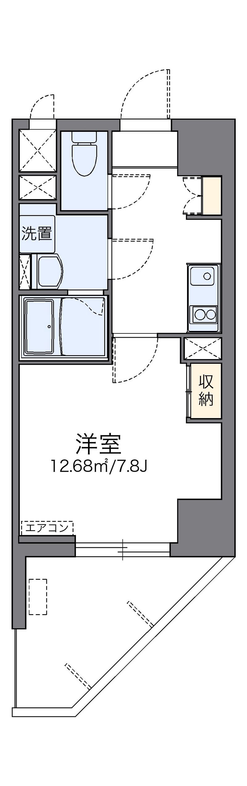 レオネクストル　ヴァン　ブルー 間取り