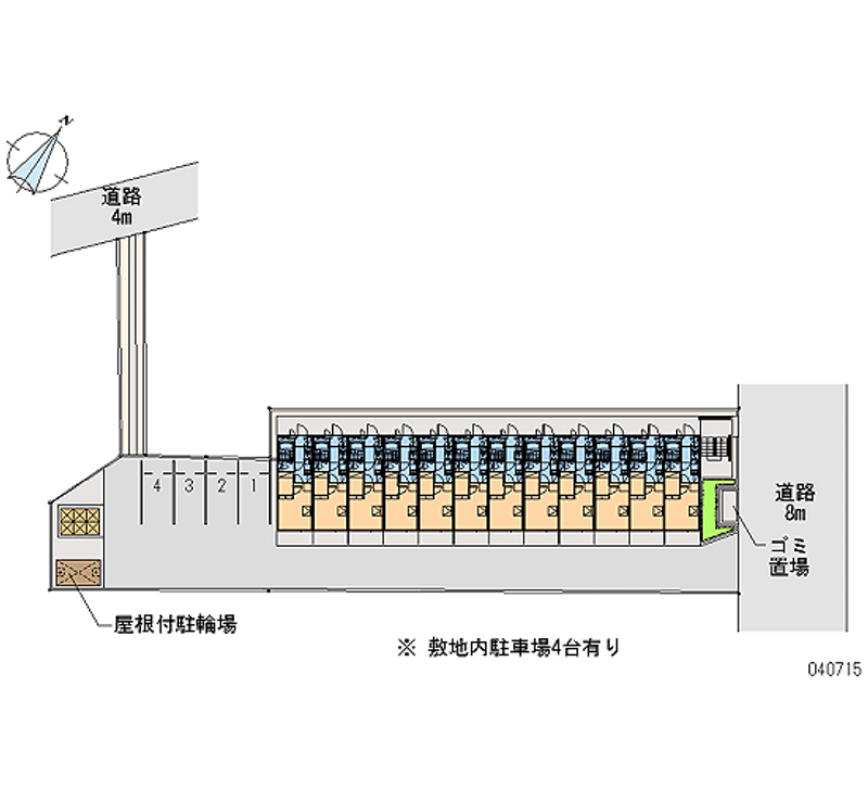 レオパレス駿河 区画図
