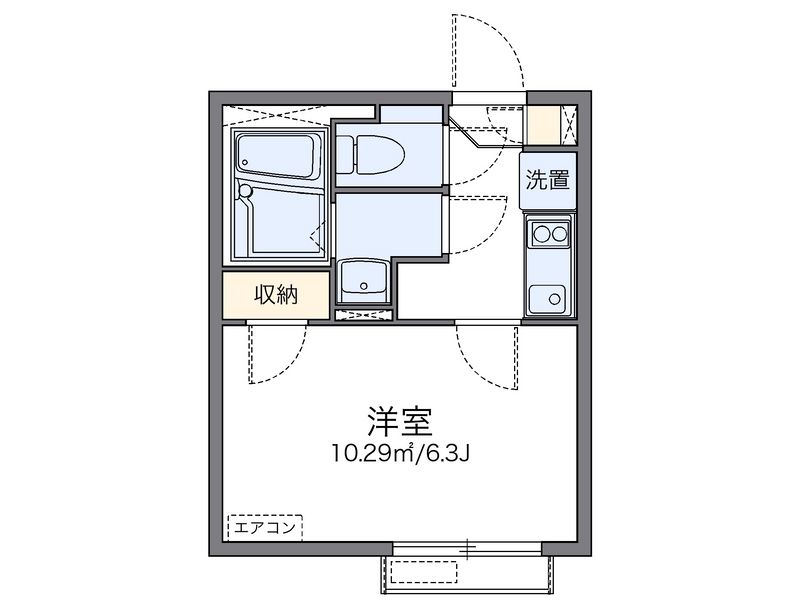 レオネクストあさひ 間取図