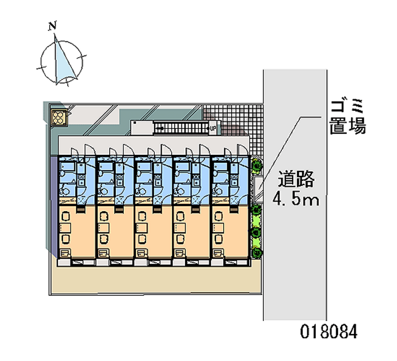 レオパレスサンルーチェ 区画図