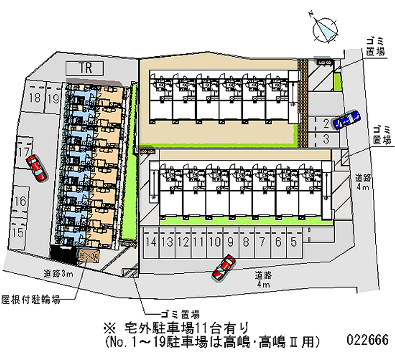 22666 Monthly parking lot