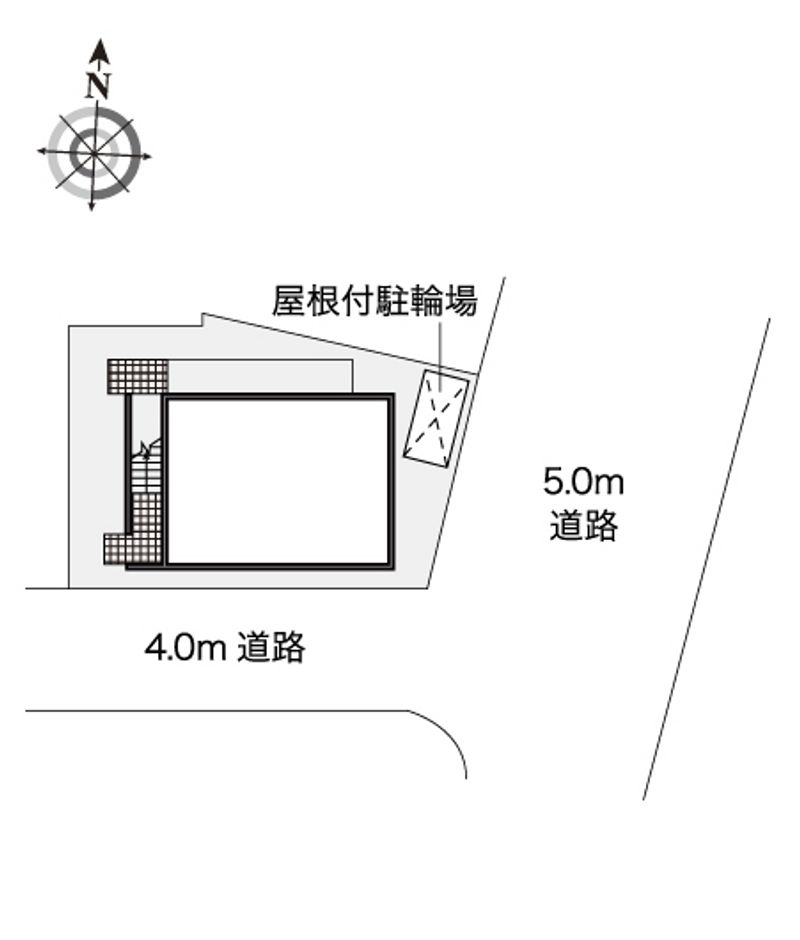 レオパレスラインホルト立石Ⅱ 配置図