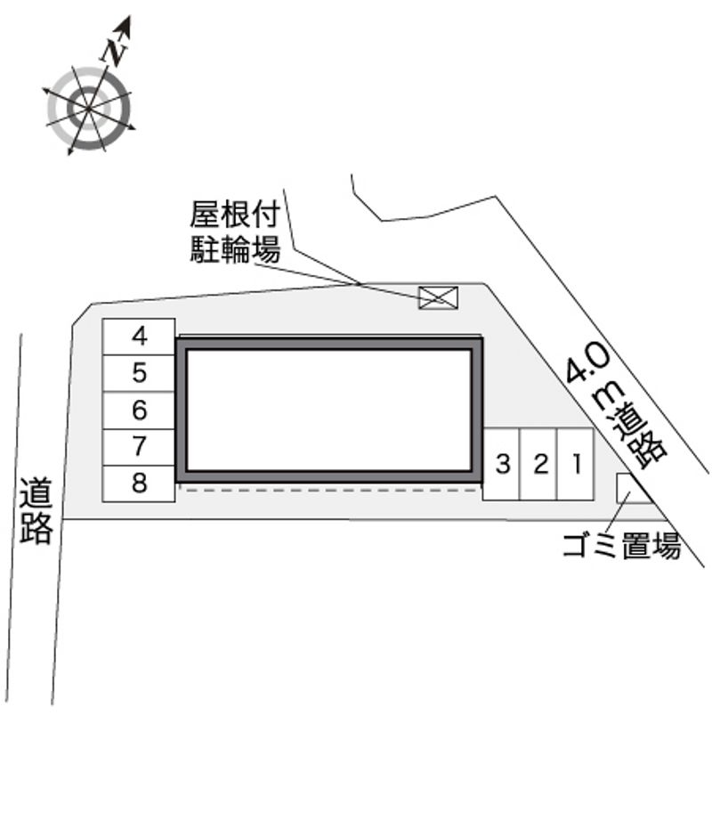 レオパレスさくら 配置図