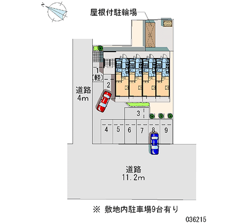 レオパレスリヴハイツＣ 月極駐車場