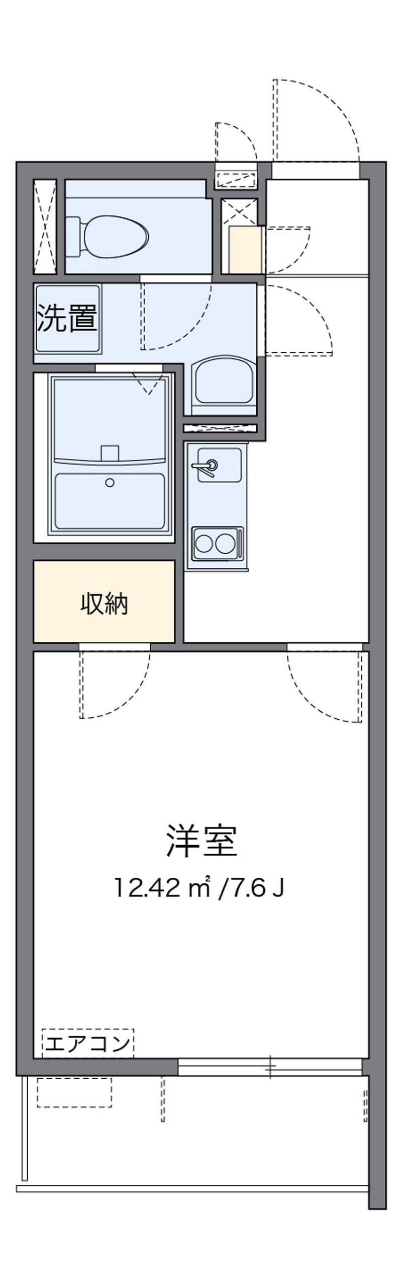 クレイノフェリオ 間取図