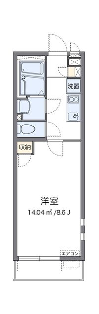 クレイノエスペランサ中原 間取り図