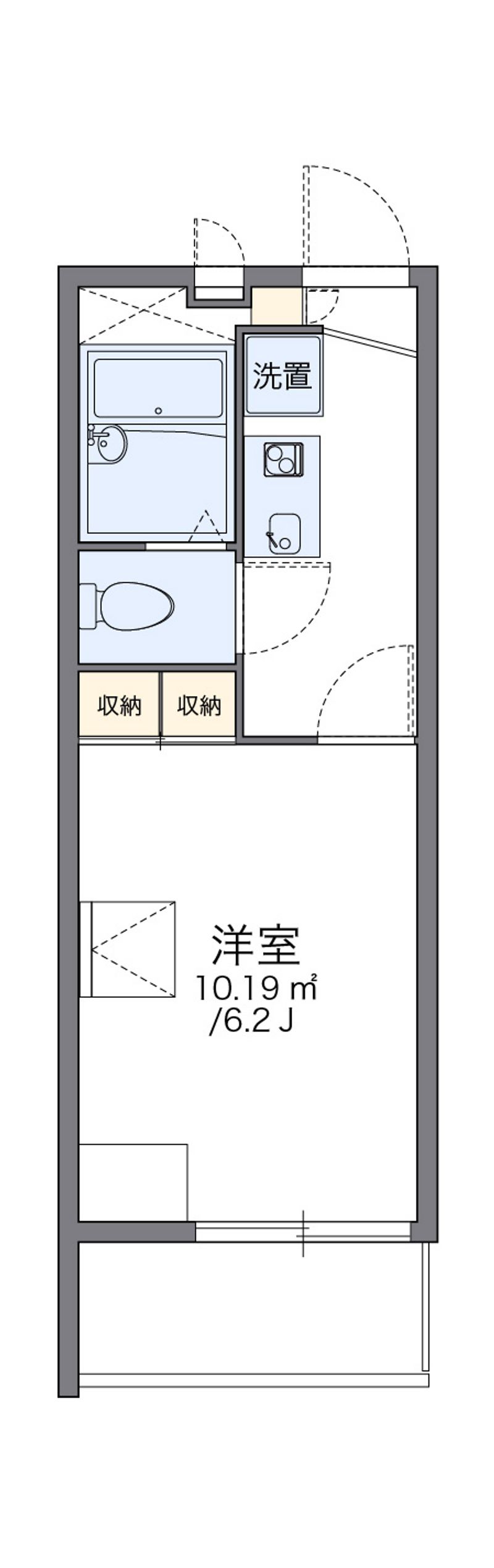 レオパレス原宿 間取図