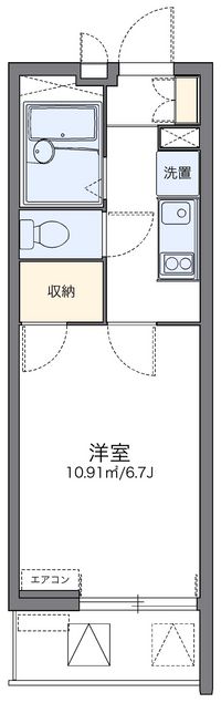 レオパレスアドバンストライフ 間取り図