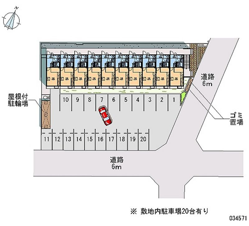 レオパレス長通川 共用部分