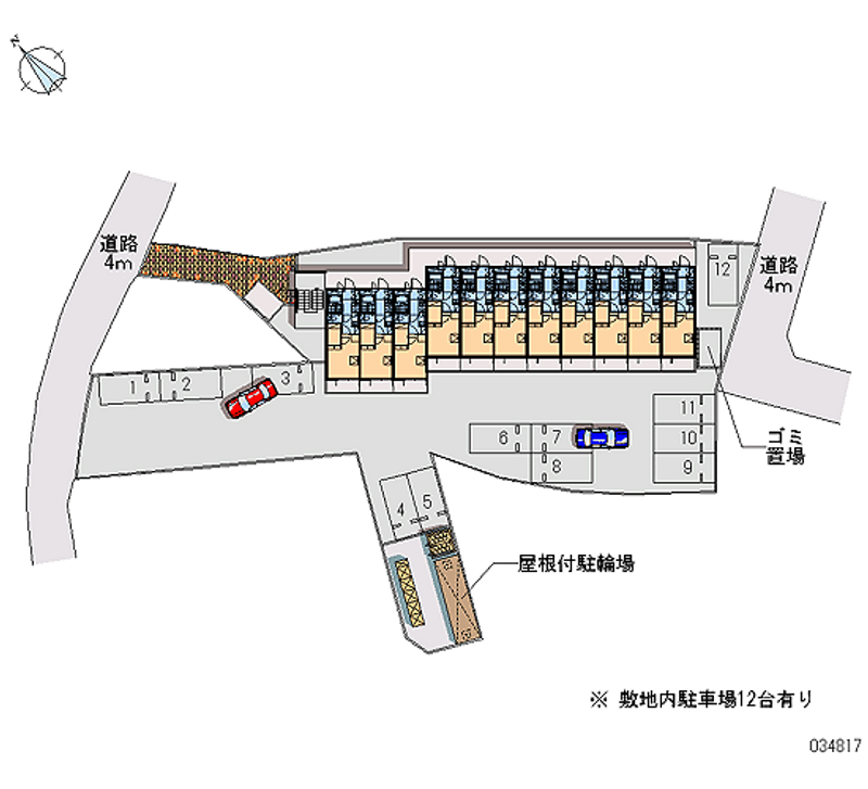 レオパレス萩崎 月極駐車場