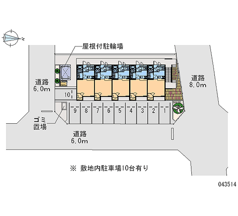 レオネクスト木曳野 月極駐車場