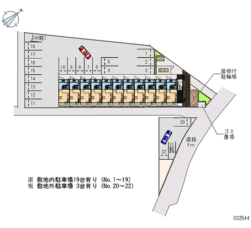 32544 Monthly parking lot