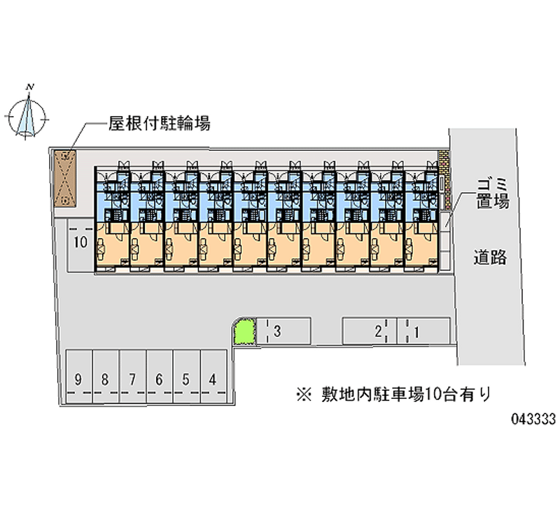 レオネクストデュオ大橋 区画図