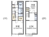 レオネクストアビテ湘南Ⅱ 間取り図