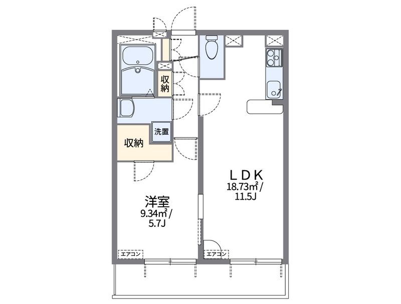 レオパレスアーバン豊玉 間取図