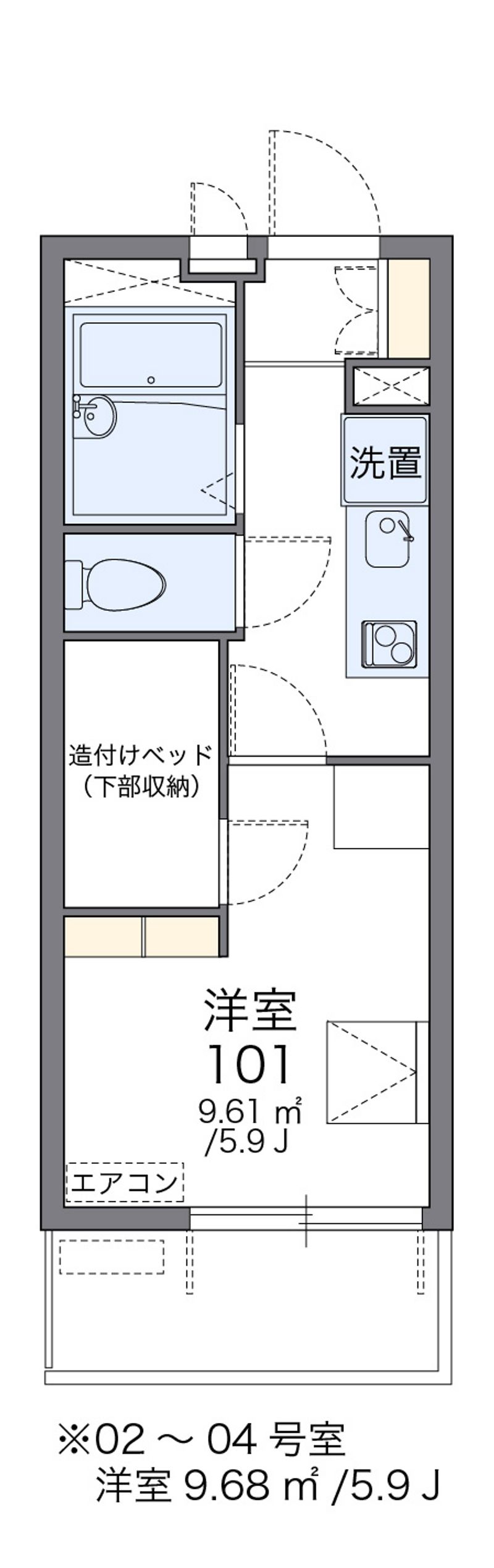 レオパレスＷＡＯ　ＷＡＯ 間取図