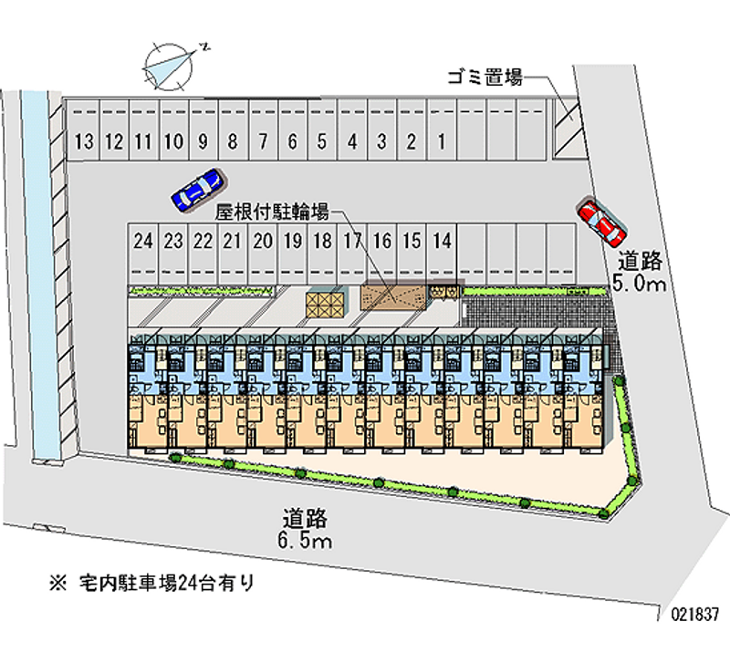 21837月租停车场