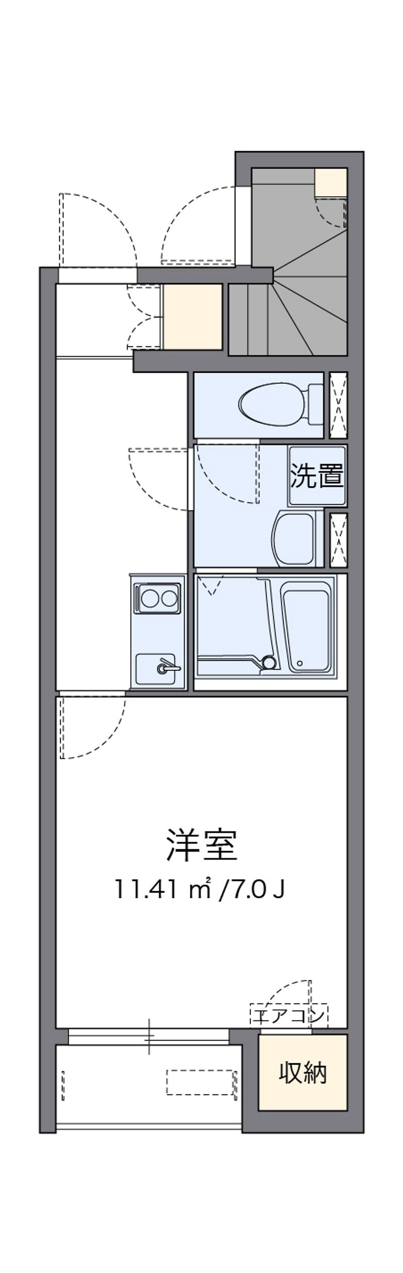 クレイノＬ　ＦＯＲＥＳＴ 間取図