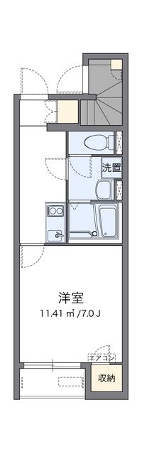 クレイノＬ　ＦＯＲＥＳＴ 間取り図