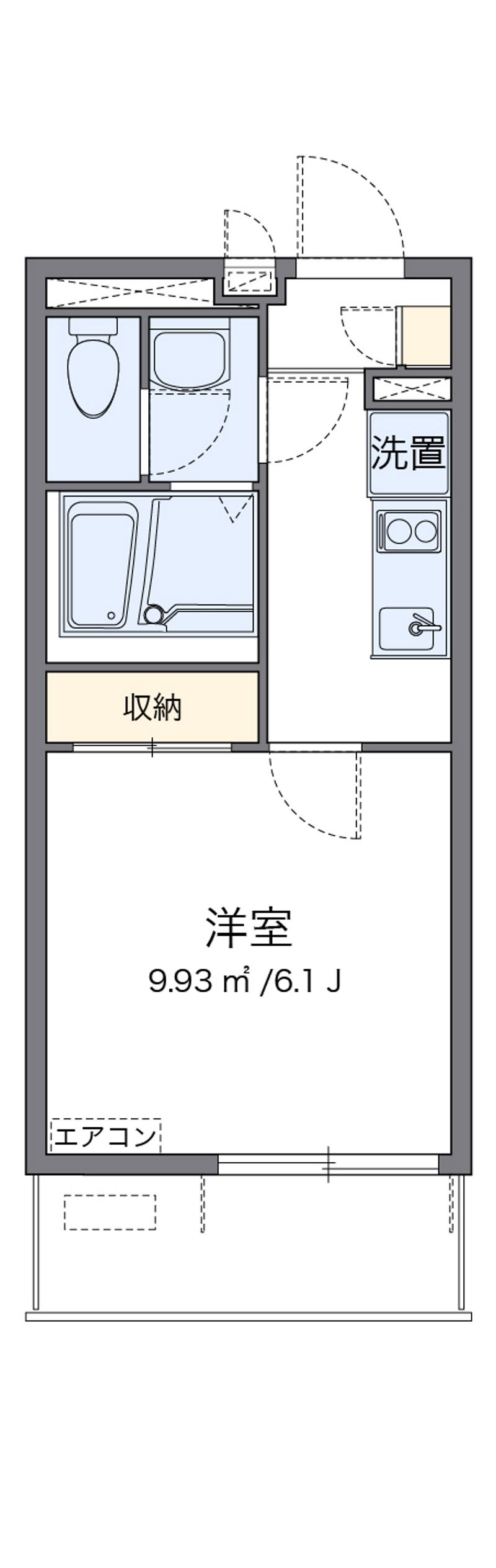 クレイノロッソ　ストラーダ 間取り